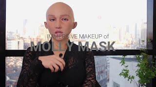 Female Mask "Molly" Immersive Makeup Process by Molitutu | MoliFX Studio Product 沉浸式皮物化妆视频