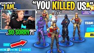 I killed a RECON EXPERTS squad then they CONFRONTED me in Fortnite... (they were MAD!)