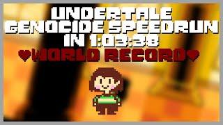 Undertale Genocide Speedrun in 1:03:38 (WORLD RECORD)