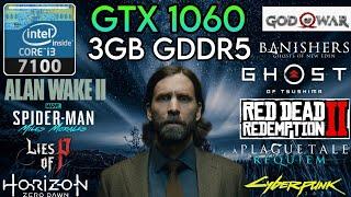 GTX 1060 (3GB) + i3 7100 & 16GB Ram - Test In 10 Games In 2024 !