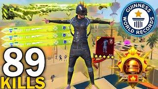 89 KillsMY HARDEST GAME in RANKED CONQUERORS LOBBYSolo Vs Squad | PUBG Mobile