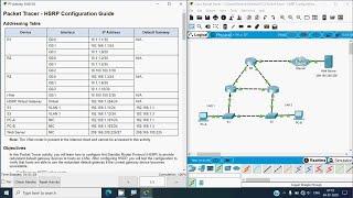 9.3.3 Packet Tracer - HSRP Configuration Guide