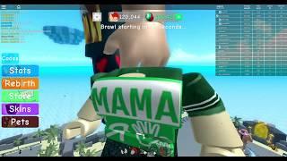 СИМУЛЯТОР КАЧКА 3 120000Rebirth 55 Берегись моего кулака! Качок Roblox Weight Lifting Simulator 3