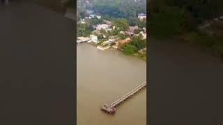 Hoogly Riverside Pier #Falta #DroneVideo #Shorts