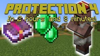 Getting Full Prot 4 Diamond Armour In 2 Hours and 8 Minutes!