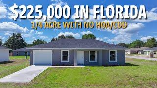 Affordability is KING: We Found A NEW Florida Home For $225,000!! | NO HOA/CDD