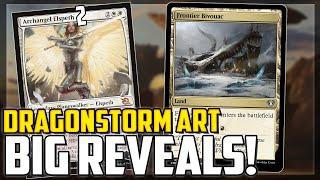 MASSIVE Dragonstorm Art Shows New Commanders and Trilands! - Magic the Gathering