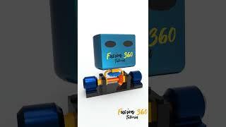 Robot head of 2 rotation DoF 4 #cad #solidworks #fusion360 #mechanical #engineering #mechanism