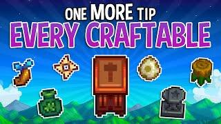 1 MORE Tip for Every Craftable in Stardew Valley