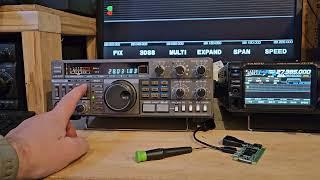 play playing around with the hamfest Kenwood ts-430s