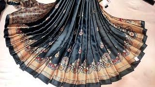 big discount offer Sanjana designer Shamu silk party saree collection / Sanjana designer saree