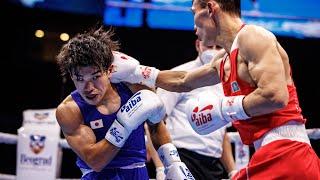 Serik Temirzhanov (KAZ) vs. Reito Tsutsumi (JAP) AIBA World Boxing Championships 2021 (57kg)