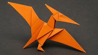 How to Make an Origami Pterodactyl | Easy Paper Dinosaur Tutorial