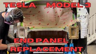 PART 3 TESLA MODEL 3 END PANEL REPLACEMENT!