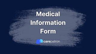 Medical Information Form