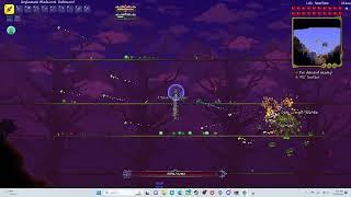 Terraria Calamity Mod | The Hive Mind Defeated on Death Mode.