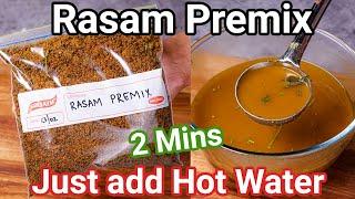 2 Mins Rasam - Just Add Hot Water | Healthy, Tasty Rasam for Travel or Hostel | Instant Rasam Premix