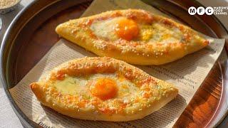 Khachapuri (Georgian Cheese Bread) The Most Deliciously Cheesy Bread You’ve Ever Had!