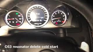 C63 resonator delete coldstart/revs/burnout