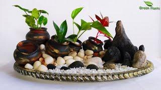 Tabletop Indoor Plants Decoration & Growing Ideas//GREEN PLANTS