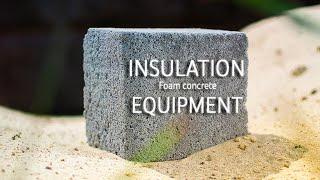 BEST FOAM CONCRETE MACHINE!!! Insulation of the roof, floor and attic with foam concrete