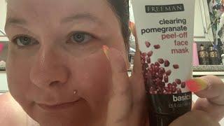 Beauty Face Mask Review: Freeman Clearing Pomegranate Peel-Off Face Mask