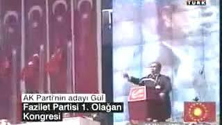 Bülent Arınç ihanet konuşması - Fazilet Kongresi