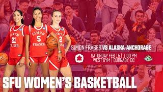 SFU Women's Basketball: Red Leafs vs University of Alaska Anchorage -  February 15th, 2025