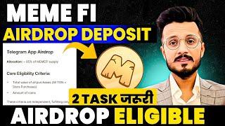 MemeFi Airdrop Claim 2 Task For Eligible || MemeFi Airdrop Exchange listing News || MemeFi Airdrop