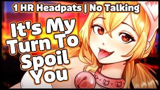 Let MeRubYour Head | 1 Hour No Talking ASMR Video [ Headpats & White Noise ]