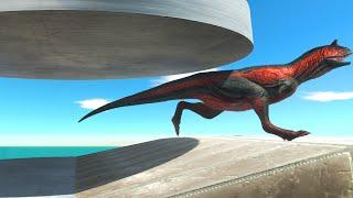 Which Dinosaur Or Animal Can Run Through The Super Hydraulic Press?| Animal Revolt Battle Simulator