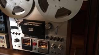 Akai GX-600DB 10.5" Reel to Reel Demonstartion Video