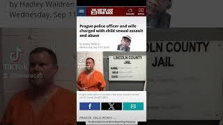 Police Officer and his wife arrested for heinous reasons #oklahoma #shorts #acab #1312 #fatheracab