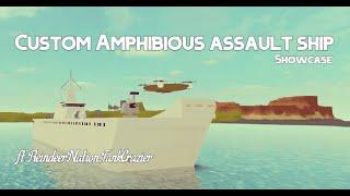 Custom Amphibious assault ship Showcase || Roblox Plane Crazy