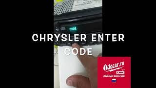 Chrysler-Dodge-Jeep.Enter radio code.Manual