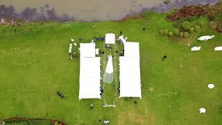 Aerial Wedding. #happilyeverafter #wedding