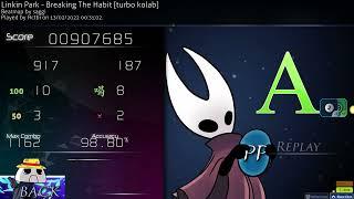 osu! | [7,64⭐]Linkin Park - Breaking The Habit[turbo kolab] 98,80% 2xMiss 438pp (501 if fc)