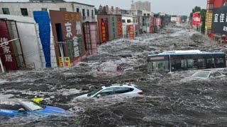 5 minutes ago in Fujian, China! Cities sinking, Streets turning into oceans