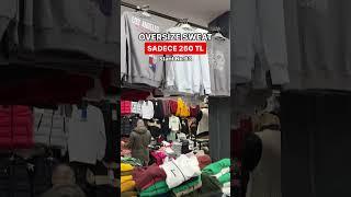 Oversize sweatlerimiz en uygun fiyata Denizli Sosyete Pazarı’nda!