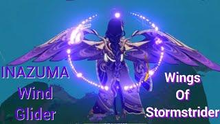 Unlocking INAZUMAN Wind Glider, Wings of Stromstrider | Genshin Impact v2.1