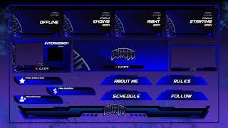 New Top Twitch Overlay Design 154 Free Twitch Overlay Template #2022