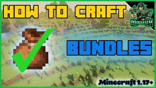 How to CRAFT and USE a BUNDLE - Minecraft (Coming Soon)