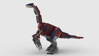 How to build a Lego Jurassic World Dominion Therizinosaurus (MOC)