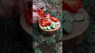 Survival Skills Make an wooden BBQ grill with your own hands #survival #outdoors #camping #lifehacks