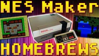 *43 WILD* Homebrew Nintendo NES Maker Games!!!