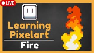 Fire, Flames, and Smoke - Learning how to draw Pixelart