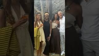 Michelle Obama relaxes in Europe with daughters Malia and Sasha.