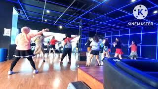 Pink Venom Line Dance. Demo : Chandra Dewi & Linda's Dance Sport Mall