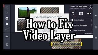 How To Fix Video Layer In Kinemaster | kinemaster pro Tutorial 2020