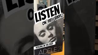 Adele: Rolling in the Deep on vinyl record  #vinylrecords #vinylcommunity #vinyl